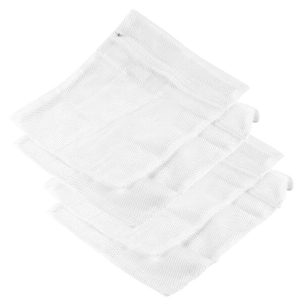 Benson Waszakjes - 2x - wit - 40 x 30 cm - met rits - waszakken
